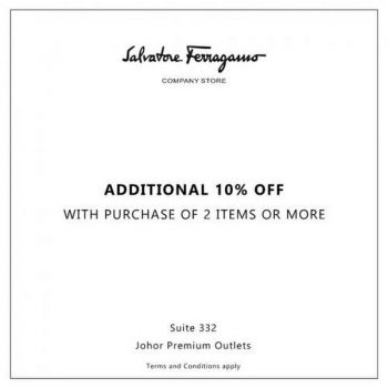 Salvatore-Ferragamo-Special-Sale-Johor-Premium-Outlets-350x350 - Fashion Accessories Fashion Lifestyle & Department Store Footwear Johor Malaysia Sales 