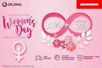 Senheng-Ogawa-Womens-Day-Sale-350x233 - Electronics & Computers Home Appliances IT Gadgets Accessories Johor Kedah Kelantan Kitchen Appliances Kuala Lumpur Malaysia Sales Melaka Negeri Sembilan Online Store Pahang Penang Perak Perlis Putrajaya Sabah Sarawak Selangor Terengganu 