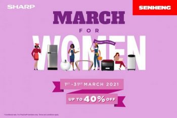 Senheng-Sharp-March-for-Women-Promotion-350x233 - Electronics & Computers Home Appliances IT Gadgets Accessories Johor Kedah Kelantan Kuala Lumpur Melaka Negeri Sembilan Online Store Pahang Penang Perak Perlis Promotions & Freebies Putrajaya Sabah Sarawak Selangor Terengganu 