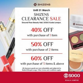 Shizens-Clearance-Sale-at-SOGO-350x350 - Beauty & Health Cosmetics Kuala Lumpur Personal Care Selangor Warehouse Sale & Clearance in Malaysia 