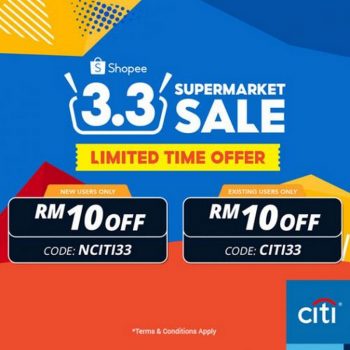 Shopee-3.3-Sale-with-Citibank-350x350 - Bank & Finance CitiBank Johor Kedah Kelantan Kuala Lumpur Malaysia Sales Melaka Negeri Sembilan Online Store Others Pahang Penang Perak Perlis Putrajaya Sabah Sarawak Selangor Terengganu 