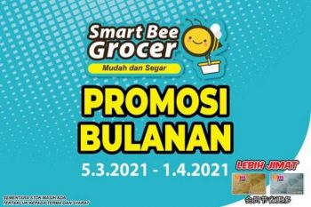 Smart-Bee-Grocer-March-2021-Promotion-350x233 - Johor Kedah Kelantan Kuala Lumpur Melaka Negeri Sembilan Pahang Penang Perak Perlis Promotions & Freebies Putrajaya Sabah Sarawak Selangor Supermarket & Hypermarket Terengganu 