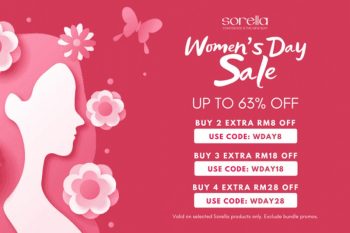 Sorella-Womens-Day-Sale-350x233 - Fashion Accessories Fashion Lifestyle & Department Store Johor Kedah Kelantan Kuala Lumpur Lingerie Malaysia Sales Melaka Negeri Sembilan Online Store Pahang Penang Perak Perlis Putrajaya Sabah Sarawak Selangor Terengganu 