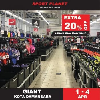 Sport-Planet-Kaw-Kaw-Sale-at-Giant-Kota-Damansara-11-350x350 - Apparels Fashion Accessories Fashion Lifestyle & Department Store Footwear Selangor Sportswear Warehouse Sale & Clearance in Malaysia 