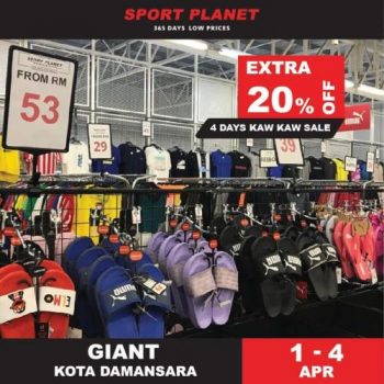 Sport-Planet-Kaw-Kaw-Sale-at-Giant-Kota-Damansara-18-350x350 - Apparels Fashion Accessories Fashion Lifestyle & Department Store Footwear Selangor Sportswear Warehouse Sale & Clearance in Malaysia 