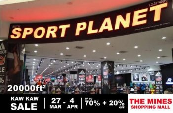 Sport-Planet-Kaw-Kaw-Sale-at-The-Mines-350x229 - Apparels Fashion Accessories Fashion Lifestyle & Department Store Footwear Malaysia Sales Selangor Sportswear 