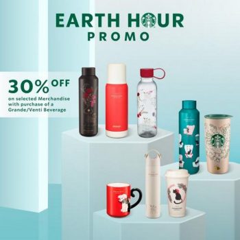 Starbucks-Earth-Hour-Promotion-Merchandises-30-OFF-350x350 - Beverages Food , Restaurant & Pub Johor Kedah Kelantan Kuala Lumpur Melaka Negeri Sembilan Pahang Penang Perak Perlis Promotions & Freebies Putrajaya Sabah Sarawak Selangor Terengganu 