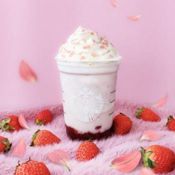 Starbucks-Sakura-Blossom-Strawberry-Frappuccino-Promo-350x350 - Beverages Food , Restaurant & Pub Johor Kedah Kelantan Kuala Lumpur Melaka Negeri Sembilan Pahang Penang Perak Perlis Promotions & Freebies Putrajaya Sabah Sarawak Selangor Terengganu 