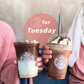 Starbucks-Two-for-Tuesday-Promotion-3-350x350 - Beverages Food , Restaurant & Pub Johor Kedah Kelantan Kuala Lumpur Melaka Negeri Sembilan Pahang Penang Perak Perlis Promotions & Freebies Putrajaya Sabah Sarawak Selangor Terengganu 