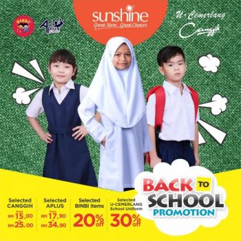 Sunshine-Back-To-School-Promotion-1-350x350 - Penang Promotions & Freebies Supermarket & Hypermarket 