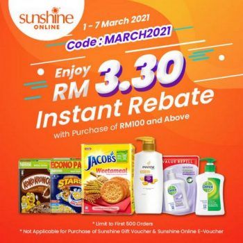 Sunshine-Online-3.3-Sale-350x350 - Johor Kedah Kelantan Kuala Lumpur Melaka Negeri Sembilan Online Store Pahang Penang Perak Perlis Promotions & Freebies Putrajaya Sabah Sarawak Selangor Supermarket & Hypermarket Terengganu 