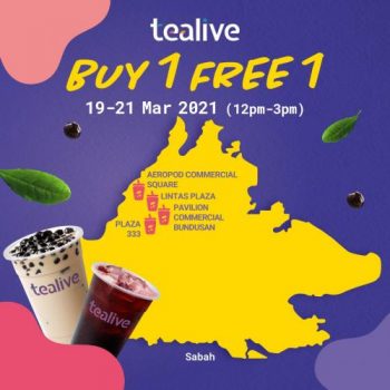 Tealive-Buy-1-Free-1-Promotion-4-350x350 - Beverages Food , Restaurant & Pub Johor Kedah Kelantan Kuala Lumpur Melaka Negeri Sembilan Pahang Penang Perak Perlis Promotions & Freebies Putrajaya Sabah Sarawak Selangor Terengganu 