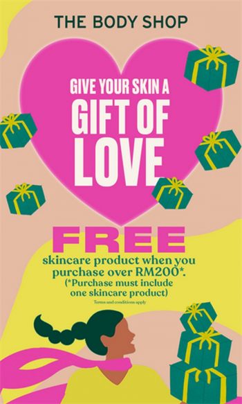 The-Body-Shop-Give-Your-Skin-A-Gift-Of-Love-350x583 - Beauty & Health Cosmetics Fragrances Johor Kedah Kelantan Kuala Lumpur Melaka Negeri Sembilan Online Store Pahang Penang Perak Perlis Personal Care Promotions & Freebies Putrajaya Sabah Sarawak Selangor Skincare Terengganu 