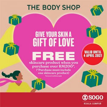 The-Body-Shop-Give-Your-Skin-Some-Love-Promo-at-Sogo-350x350 - Beauty & Health Fragrances Kuala Lumpur Personal Care Promotions & Freebies Selangor Skincare 