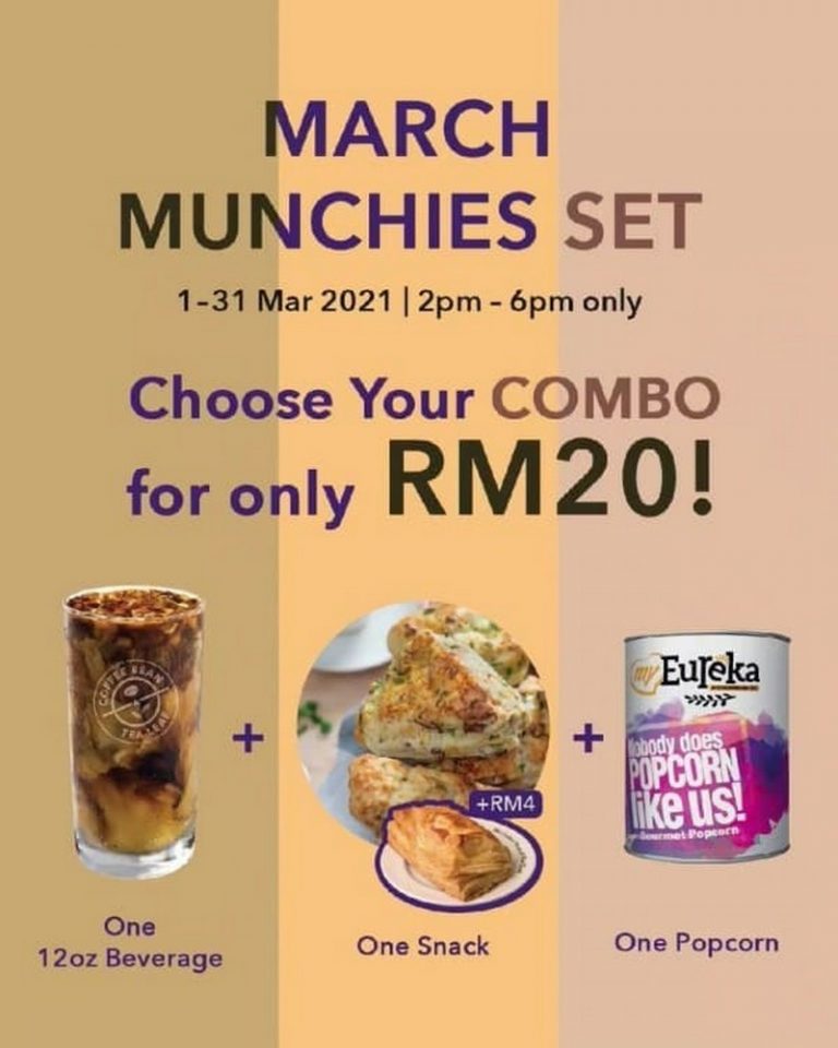 131 Mar 2021 The Coffee Bean & Tea Leaf Special Promo at Genting