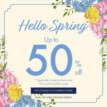 The-Cosmetics-Company-Store-Hello-Spring-Sale-at-Johor-Premium-Outlets-350x350 - Beauty & Health Cosmetics Johor Malaysia Sales Personal Care 
