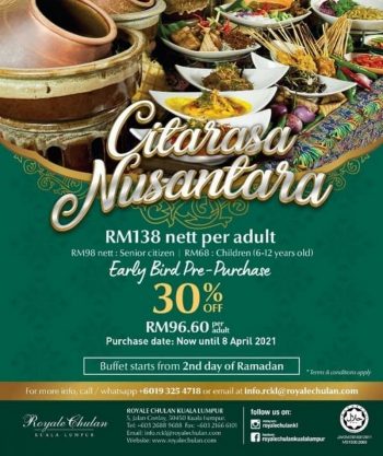 The-Royale-Chulan-Ramadan-Buffet-Promo-350x417 - Beverages Buffet Food , Restaurant & Pub Hotels Kuala Lumpur Promotions & Freebies Selangor Sports,Leisure & Travel 