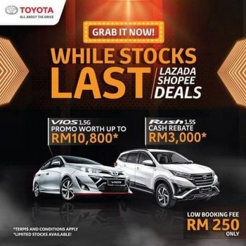 Toyota-Amazing-Deals-on-Lazada-Shopee-350x350 - Automotive Johor Kedah Kelantan Kuala Lumpur Melaka Negeri Sembilan Online Store Pahang Penang Perak Perlis Promotions & Freebies Putrajaya Sabah Sarawak Selangor Terengganu 