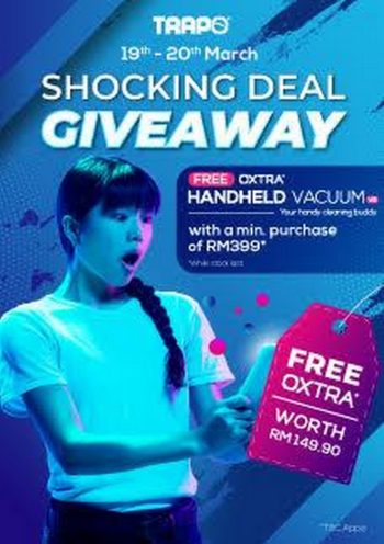 Trapo-Free-Oxtra-Handheld-Vacuum-Promotion-350x496 - Automotive Johor Kedah Kelantan Kuala Lumpur Melaka Negeri Sembilan Online Store Pahang Penang Perak Perlis Promotions & Freebies Putrajaya Sabah Sarawak Selangor Terengganu 