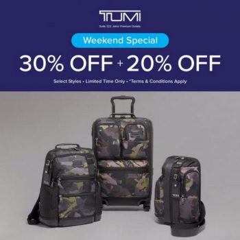 Tumi-Weekend-Sale-at-Johor-Premium-Outlets-350x350 - Bags Fashion Accessories Fashion Lifestyle & Department Store Johor Malaysia Sales 