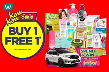 Watsons-Kaw-Kaw-Deals-Sale-Buy-1-Free-1-350x233 - Beauty & Health Health Supplements Johor Kedah Kelantan Kuala Lumpur Malaysia Sales Melaka Negeri Sembilan Online Store Pahang Penang Perak Perlis Personal Care Putrajaya Sabah Sarawak Selangor Terengganu 