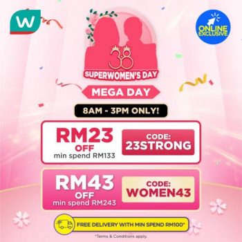 Watsons-Online-International-Womens-Day-Promotion-2-350x350 - Beauty & Health Health Supplements Johor Kedah Kelantan Kuala Lumpur Melaka Negeri Sembilan Pahang Penang Perak Perlis Personal Care Promotions & Freebies Putrajaya Sabah Sarawak Selangor Terengganu 