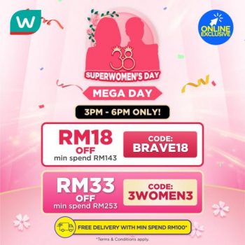 Watsons-Online-International-Womens-Day-Promotion-3-350x350 - Beauty & Health Health Supplements Johor Kedah Kelantan Kuala Lumpur Melaka Negeri Sembilan Pahang Penang Perak Perlis Personal Care Promotions & Freebies Putrajaya Sabah Sarawak Selangor Terengganu 