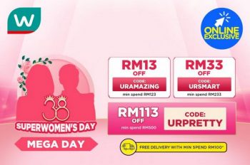 Watsons-Online-International-Womens-Day-Promotion-350x232 - Beauty & Health Health Supplements Johor Kedah Kelantan Kuala Lumpur Melaka Negeri Sembilan Pahang Penang Perak Perlis Personal Care Promotions & Freebies Putrajaya Sabah Sarawak Selangor Terengganu 