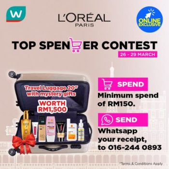 Watsons-Online-Loreal-Beauty-On-Demand-Sale-4-350x350 - Beauty & Health Cosmetics Health Supplements Johor Kedah Kelantan Kuala Lumpur Malaysia Sales Melaka Negeri Sembilan Online Store Pahang Penang Perak Perlis Personal Care Putrajaya Sabah Sarawak Selangor Skincare Terengganu 