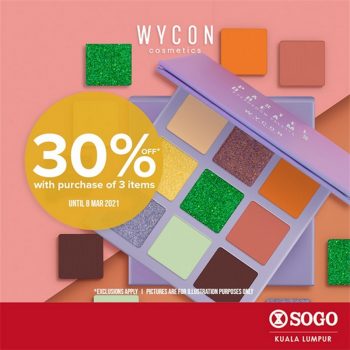 Wycon-30-OFF-Promo-at-Sogo-350x350 - Beauty & Health Cosmetics Kuala Lumpur Promotions & Freebies Selangor 