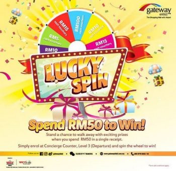 gateway@klia2-Lucky-Spin-Contest-350x340 - Events & Fairs Others Selangor 