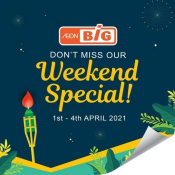 AEON-BiG-Weekend-Promotion-350x350 - Johor Kedah Kelantan Kuala Lumpur Melaka Negeri Sembilan Pahang Penang Perak Perlis Promotions & Freebies Putrajaya Sabah Sarawak Selangor Supermarket & Hypermarket Terengganu 