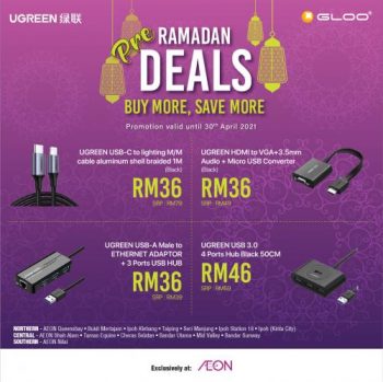 AEON-GLOO-Pre-Ramadan-Deals-Promotion-4-350x349 - Computer Accessories Electronics & Computers Home Appliances IT Gadgets Accessories Johor Kedah Kelantan Kuala Lumpur Melaka Negeri Sembilan Pahang Penang Perak Perlis Promotions & Freebies Putrajaya Sabah Sarawak Selangor Supermarket & Hypermarket Terengganu 