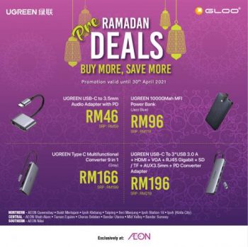 AEON-GLOO-Pre-Ramadan-Deals-Promotion-5-350x349 - Computer Accessories Electronics & Computers Home Appliances IT Gadgets Accessories Johor Kedah Kelantan Kuala Lumpur Melaka Negeri Sembilan Pahang Penang Perak Perlis Promotions & Freebies Putrajaya Sabah Sarawak Selangor Supermarket & Hypermarket Terengganu 