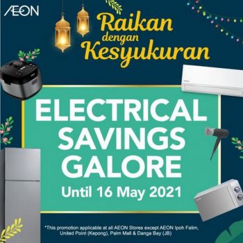 AEON-Hari-Raya-Electrical-Savings-Galore-Promotion-350x350 - Electronics & Computers Home Appliances Johor Kedah Kelantan Kitchen Appliances Kuala Lumpur Melaka Negeri Sembilan Pahang Penang Perak Perlis Promotions & Freebies Putrajaya Sabah Sarawak Selangor Supermarket & Hypermarket Terengganu 