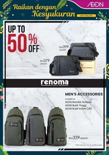 AEON-Mens-Bags-Accessories-Hari-Raya-Sale-350x495 - Johor Kedah Kelantan Kuala Lumpur Malaysia Sales Melaka Negeri Sembilan Pahang Penang Perak Perlis Putrajaya Sabah Sarawak Selangor Supermarket & Hypermarket Terengganu 