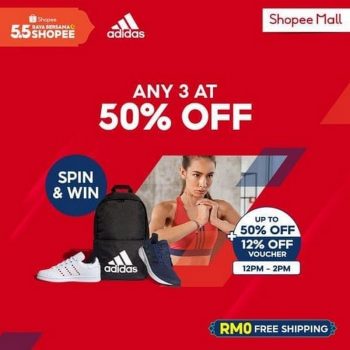 Adidas-Mega-Sale-on-Shopee-350x350 - Apparels Fashion Accessories Fashion Lifestyle & Department Store Footwear Johor Kedah Kelantan Kuala Lumpur Malaysia Sales Melaka Negeri Sembilan Online Store Pahang Penang Perak Perlis Putrajaya Sabah Sarawak Selangor Terengganu 