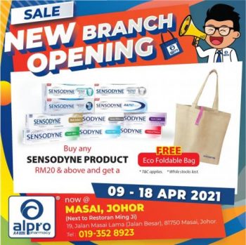 Alpro-Pharmacy-Opening-Promotion-at-Masai-5-350x349 - Beauty & Health Health Supplements Johor Personal Care Promotions & Freebies 