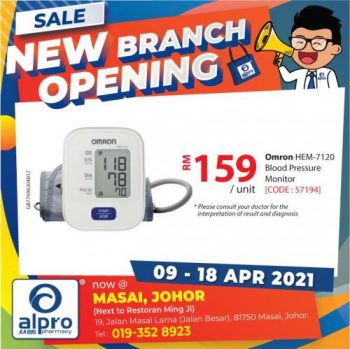 Alpro-Pharmacy-Opening-Promotion-at-Masai-6-350x349 - Beauty & Health Health Supplements Johor Personal Care Promotions & Freebies