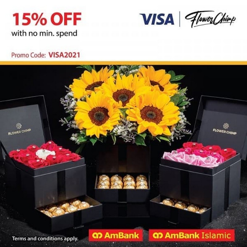 Now till 31 Dec 2021 AmBank Flower Chimp Promo