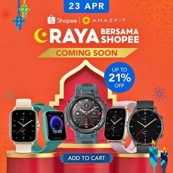 Amazfit-Raya-Promotion-on-Shopee-350x350 - Fashion Lifestyle & Department Store Johor Kedah Kelantan Kuala Lumpur Melaka Negeri Sembilan Online Store Others Pahang Penang Perak Perlis Promotions & Freebies Putrajaya Sabah Sarawak Selangor Terengganu Watches 