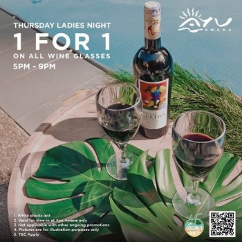 Ayu-Awana-Ladies-Night-1-for-1-Promo-350x350 - Beverages Food , Restaurant & Pub Pahang Promotions & Freebies 
