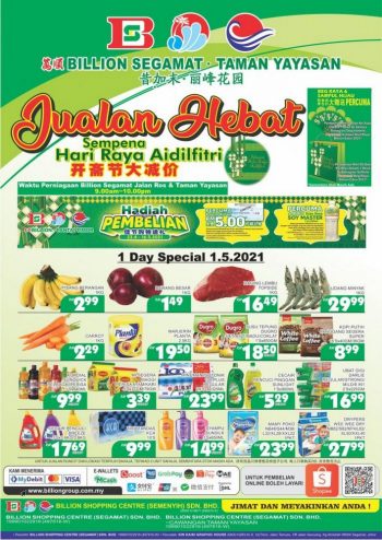 BILLION-Labour-Day-Promotion-at-Segamat-Taman-Yayasan-350x494 - Johor Promotions & Freebies Supermarket & Hypermarket 