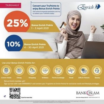 Bank-Islam-Enrich-Points-Promo-350x350 - Bank & Finance Bank Islam Johor Kedah Kelantan Kuala Lumpur Melaka Negeri Sembilan Online Store Pahang Penang Perak Perlis Promotions & Freebies Putrajaya Sabah Sarawak Selangor Terengganu 