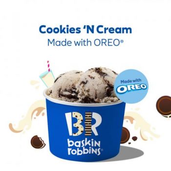 Baskin-Robbins-Made-with-OREO-Promo-1-350x350 - Beverages Food , Restaurant & Pub Ice Cream Johor Kedah Kelantan Kuala Lumpur Melaka Negeri Sembilan Pahang Penang Perak Perlis Promotions & Freebies Putrajaya Sabah Sarawak Selangor Terengganu 