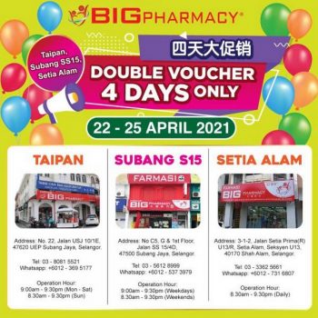 Big-Pharmacy-Double-Voucher-Promotion-350x350 - Beauty & Health Health Supplements Personal Care Promotions & Freebies Selangor 