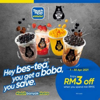 Boba-Tea-House-Extra-RM3-Off-with-Touch-‘n-Go-350x350 - Beverages Food , Restaurant & Pub Negeri Sembilan Promotions & Freebies Selangor 
