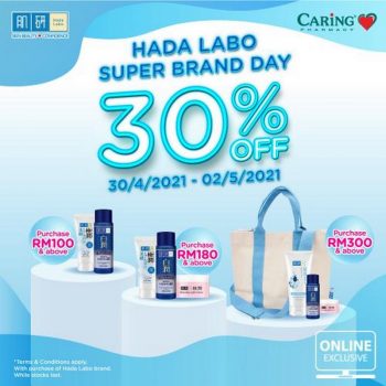 Caring-Pharmacy-Online-Hada-Labo-Super-Brand-Day-Sale-350x350 - Beauty & Health Health Supplements Johor Kedah Kelantan Kuala Lumpur Malaysia Sales Melaka Negeri Sembilan Online Store Pahang Penang Perak Perlis Personal Care Putrajaya Sabah Sarawak Selangor Terengganu 