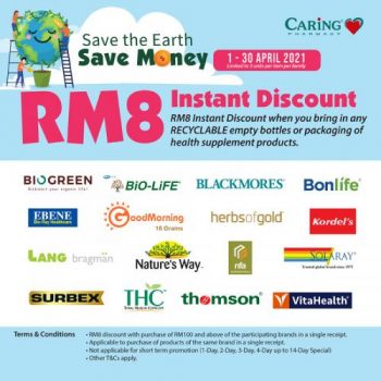 Caring-Pharmacy-Save-The-Earth-Save-Money-Promotion-1-350x350 - Beauty & Health Health Supplements Johor Kedah Kelantan Kuala Lumpur Melaka Negeri Sembilan Pahang Penang Perak Perlis Personal Care Promotions & Freebies Putrajaya Sabah Sarawak Selangor Terengganu 