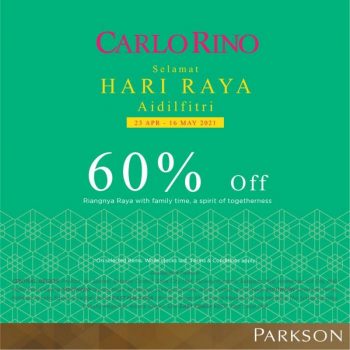 Carlo-Rino-Hari-Raya-Sale-at-Parkson-350x350 - Bags Fashion Accessories Fashion Lifestyle & Department Store Johor Kedah Kelantan Kuala Lumpur Malaysia Sales Melaka Negeri Sembilan Pahang Penang Perak Perlis Putrajaya Sabah Sarawak Selangor Terengganu 